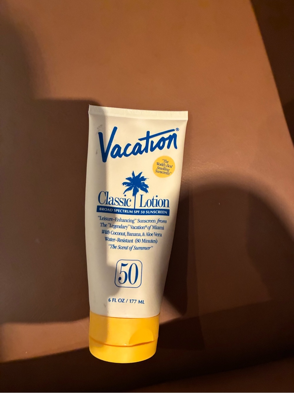 Vacation Classic Lotion SPF 50 Broad Spectrum Sunscreen - White & Yellow